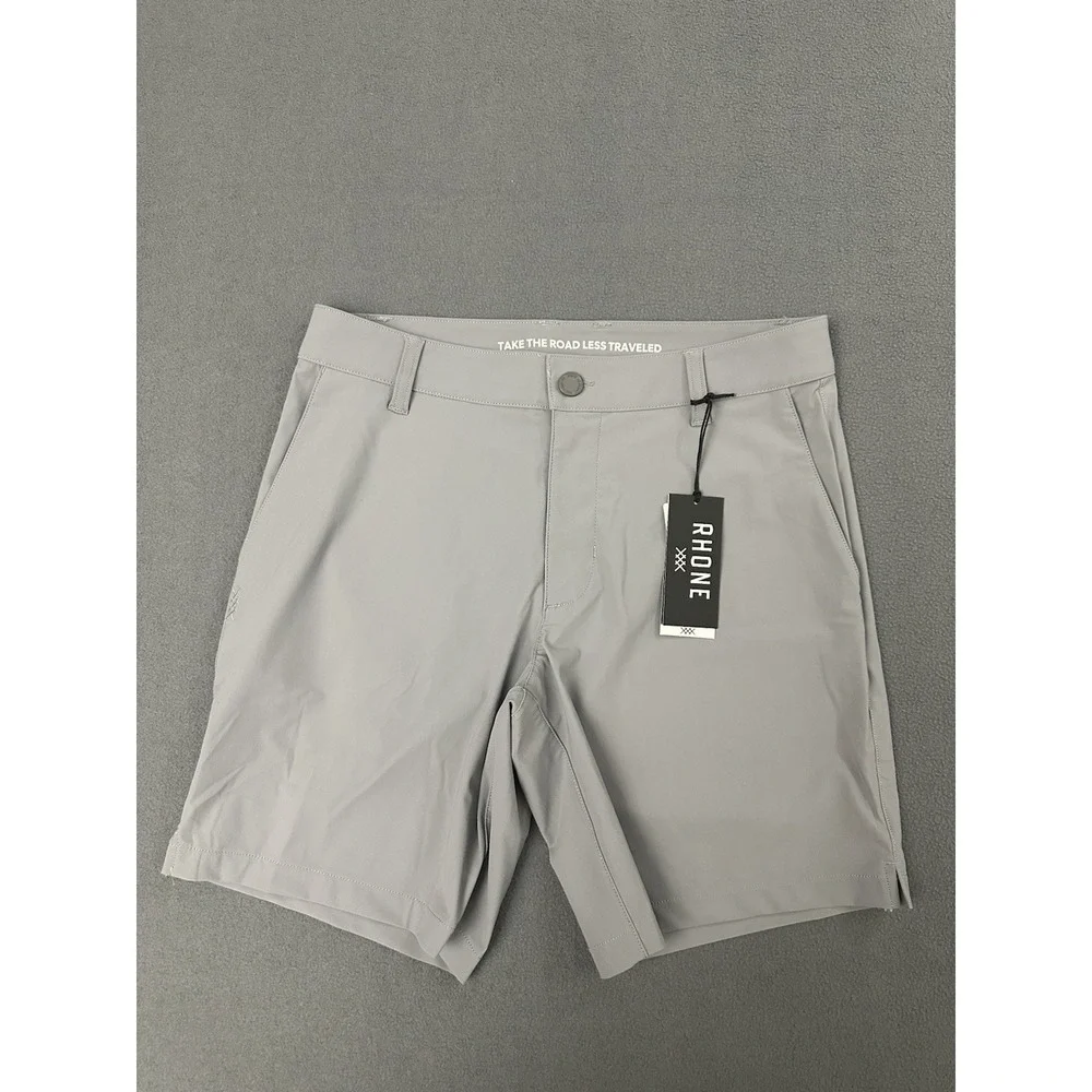 Rhône Performance Resort Shorts Men's Size 28 Smoked Pearl Gray 8